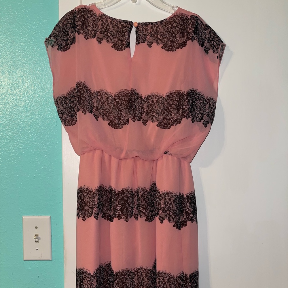 Coral dress